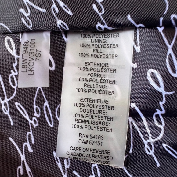 Karl Lagerfeld Women's Full Zip Burgundy Vest w Fringe Accents - Large - Picture 10 of 12